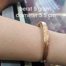 Situs perdagangan logam mulia antam. Gelang Emas Kece Berat 5 Gram Harga Murah Ada Surat Resmi Dari Toko Shopee Indonesia