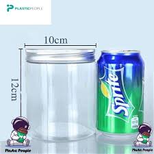 Balang plastik untuk kegunaan : Pet Plastic Jar With Aluminum Cover Balang Kuih Bekas Plastik Plastic Container