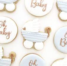 Nina Marie Sweet Designs Baby Shower Baby Boy Custom Cookies Biscuits Decorated Cook Baby Shower Cookies Neutral Baby Boy Cookies Baby Shower Cookies