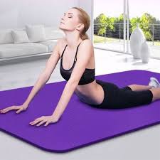 New Extra Thick Non Slip 6mm Yoga Mat Pad Cushion Exercise Fitness Pilates Wish Gym Workout For Beginners Workout Pad Pilates Workout
