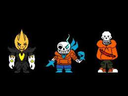 Distrust sans (pose and face from phase 3). Underswap Disbelief Hard Mode Ost Distrust Sans Youtube Underswap Undertale Undertale Au