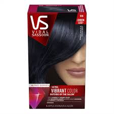 Hair dye firms are all now upgrading and updating the hair vidal sassoon london luxe, midnight muse blue. Vidal Sassoon Pro Series Hair Color 1bb Midnight Muse Blue Walmart Com Walmart Com