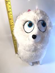 Ty The Secret Life Of Pets Gidget White Fluffy Dog Plush Stuffed Animal Toy 