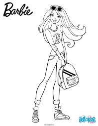 All rights belong to their respective owners. Barbie Looks Very Chic On Her Way To School Decorate Barbie With Her School Backpack To Add To You Barbie Coloring Pages Barbie Coloring Disney Coloring Pages