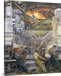 Detroit Industry North Wall 1932 33 Diego Rivera Art Diego Rivera Detroit Institute Of Arts