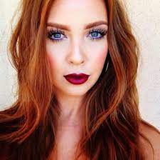 Blue Eyes Red Lips Red Hair Sulty Make Up Red Hair Makeup Red Hair Blue Eyes Copper Red Hair