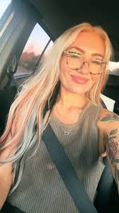 Blonde Calico Hair Extensions