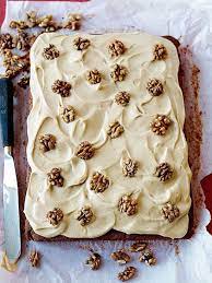 Mary Berry S Classic Coffee And Walnut Traybake Recipe Is The Perfect Winter Indulgence Berries Recipes Coffee And Walnut Cake Coffee Cake Recipes