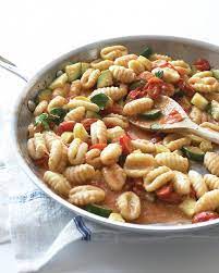 Gnocchi With Summer Vegetables Recipe Recipe Summer Vegetable Recipes Vegetable Recipes Main Dish Recipes