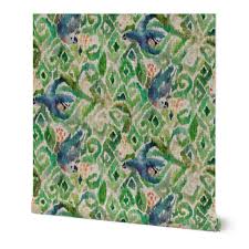 Wallpaper Roll Ikat Grenn Modern Emerald Parrot Jungle Forest Bird 24in X 27ft Walmart Com Walmart Com In 2020 Boho Wallpaper Wallpaper Roll Ikat
