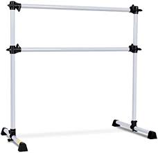 Buy products such as costway 4' portable double freestanding ballet barre stretch dance bar height adjustable at walmart and save. Pin On Garage Gym