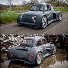 This Is What Happens When You Mix A 6 2liter Lamborghini Engine With A Fiat 500 A 580hp Beauty Built By Oemmedi Lamborghini Engine Fiat 500 Sport Fiat 500