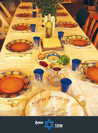 We love to see how passover seder tables are set; 25 Unique Passover Decorations Supplies Table Setting Ideas For Pesach 2020 Amen V Amen