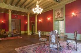 It is supported by pillars arranged in an octagon. Ornate Room With Tall Ceiling In Alatskivi Castle Estonia Decor Interior Design Stock Photo 251891391