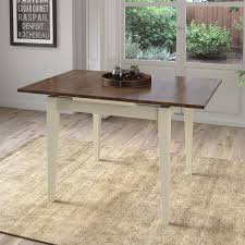 Large turned and fluted legs, excellent condition. Corliving Dillon Extendable Dark Brown And Cream Dining Table With Two 8in Leaves The Home Depot Canada