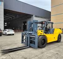 10 Ton Container Forklift Diesel Lifting Equipment With 2300mm Mast