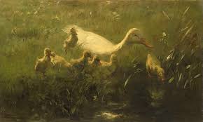 De rabobank is een bank zonder aandeelhouders. Witte Eend Met Kiekens Willem Maris Artwork On Useum