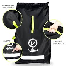 Easy Travel With Car Seat Volkgo Car Seat Bag Makes It Extremely Easy To Carry A Baby Car Seat Along With You Ev In 2020 Car Seat Travel Bag Gate