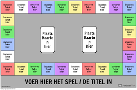 Bordspel Template Maak Classroom Games