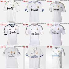 Nwot hot pink cristiano ronaldo jersey hot pink jersey with button up collar. Here Are All Real Madrid Home Kits Of The Cristiano Ronaldo Era Footy Headlines