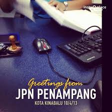 Jpn) adalah sebuah jabatan di bawah kementerian dalam negeri malaysia. Jpn Penampang Penampang Sabah