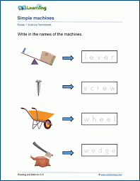 Add up to 3 kids · learn on any device · completely child safe Grade 1 Forces And Machines Worksheets K5 Learning