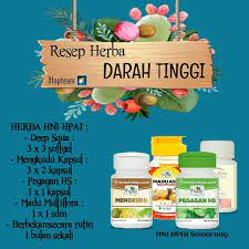 Resep Herba Hni Darah Tinggi Hypertensi Herba Resep Obat Alami