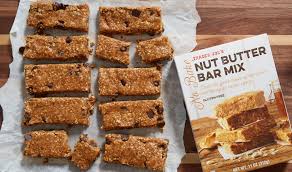 No Bake Chocolate Chip Nut Butter Bars