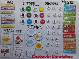 Mi Calendario Aprende De Forma Divertida El Dia De La Semana Mes Y Ano Ademas De La Estacion Del Ano Calendario Dias Calendario Tablero De Cumpleanos