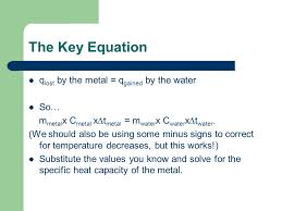 This causes the calculated specific heat capacity to be higher than for one kilogram (kg) of water alone. Calculating Specific Heat Capacity Using Lab Data And Your Understanding Of Thermal Energy Ppt Download