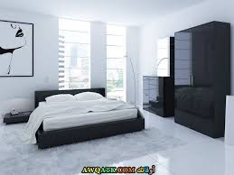 ديكور غرف نوم خشب أسود أبيض بيج أحمر كل الألوان