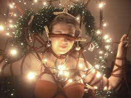 Christmas Lights Bondage Girl | BDSM Fetish