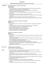 Mechanical Project Engineer Resume Samples Velvet Jobs