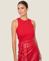 The Edith: Red Tank Top