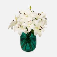 Bianchi, rossi, blu, viola, rosa, lilla, striati, fucsia. Mazzo Di Fiori Con Gigli Bianchi Take It Easy Colvin