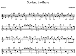 Learn Scotland The Brave On The Bagpipes For Free Bagpipe