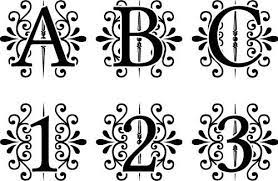 Download Free Monogram Fonts Free Downloads For Your Cutting Projects