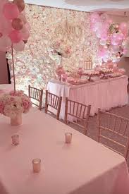 1st Birthday Birthday Decoration At Home Wall 1st Birthday Party Balloons And Flower Wall Flower Wall Birthday Party Balloon Party Balloons