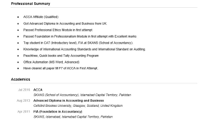 I am professionally qualified acca certified financial accountant and also hold a higher . Create Change And Edit Resume And Cover Letter By Umair0917 Fiverr