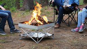 A camping trip isn't complete without the tired of boring campfires and looking for something to fan the flames? Fireside Outdoor Pop Up Portable Fire Pit Youtube