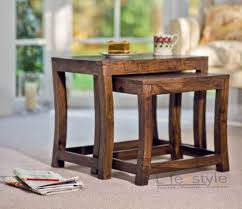 Bench Stool Set Of 2 Pcs Stool Home Decor End Table Side Table Nest Of Stools In 2020 Table Home Decor Side Table