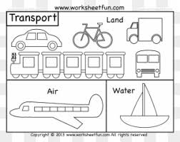 These are suitable for preschool, kindergarten and primary school. Fascinating Transportation Coloring Sheets Means Of Transportation Theme Worksheets Preschool Free Transparent Png Clipart Images Download