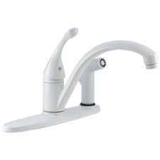 white kitchen faucets delta faucet
