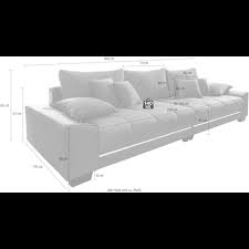 Big sofa xxl dreiteilig neuwertig inkl kissen wegen umzug müssen wir uns leider von unserem sofa trennen.breiten: Nova Via Big Sofa Mit Rgb Led Und Bluetooth Soundsystem Baur