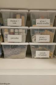 Ensure everything has its own space and add a label—that way you'll never waste time looking for what you need in the middle of a project again. Organizing My Craft Supplies Craft Room Challenge 2018 Create Pray Love