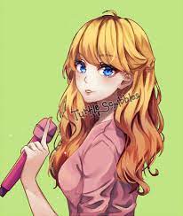 Us 3 22 75 off women s medium long curly wavy hair cosplay wig with oblique bangs japan cos anime costume party wigs wig cap multicolor in party diy. Artstation Alicia New Oc Turtle Scribbles