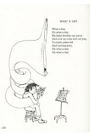 What A Day Where The Sidewalk Ends Shel Silverstein Poems Silverstein Poems