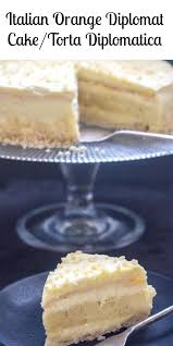 Now This Is A Cake An Italian Orange Diplomat Cake Or Also Known As Torta Diplomatica Two Layers Of Puff Pastry A Layer Cake Recipes Desserts Savoury Cake