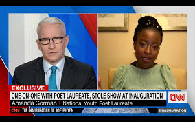 Poet amanda gorman leaves cnn's anderson cooper 'transfixed' by her personal mantra nardine saad 1/21/2021. Amanda Gorman Dichtet Fur Den Us Prasidenten Wir Haben Gelernt Dass Ruhe Nicht Immer Frieden Bedeutet Literaturcafe De