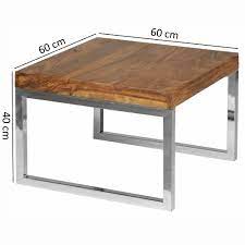 Quadratische tische 35x35 40x40 in schwarz gold mialan 2 teilig from www.wohnen.de. Finebuy Beistelltisch Massiv Holz Sheesham Wohnzimmer Tisch Mit Metallgestell Landhaus Stil Couchtisch Dunkelbraun Natur Produkt Wohnzimmermobel